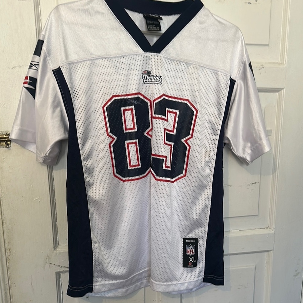 W—NFL Team White and Blue Men's Jersey